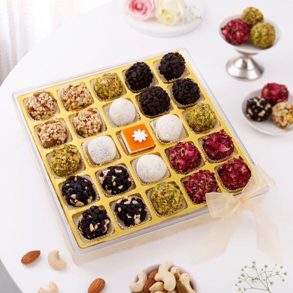 Assorted Dry Fruit Sweets (25 Pcs)