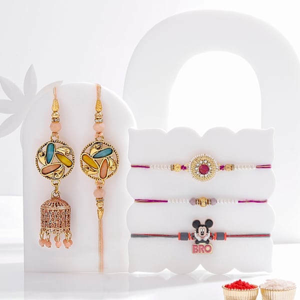 Auspicious Family Bunch Rakhis