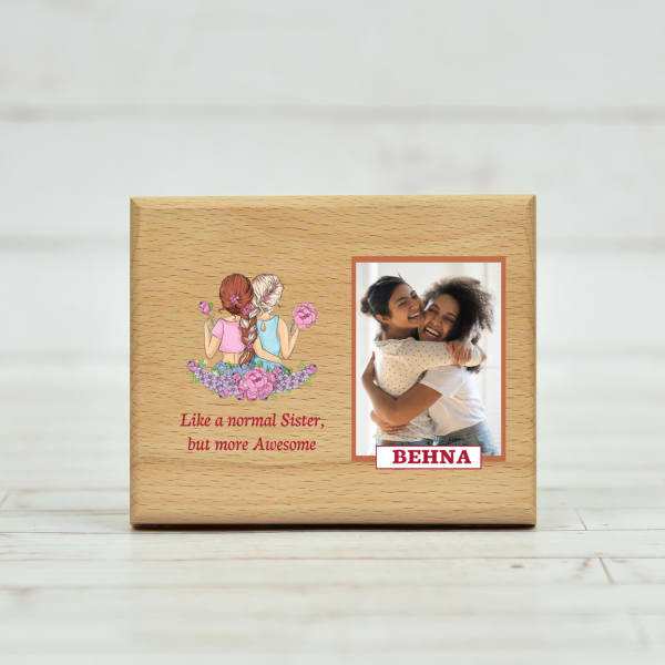 Awesome Behna Personalized Wooden Plaque
