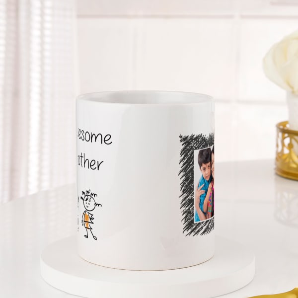 Awesome Brother Personalized Mug: Gift/Send Home and Living Gifts ...