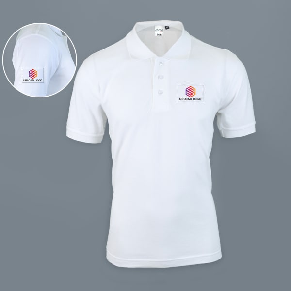 AWG Solid Polo T shirt for Men White : Gift/Send Business Gifts Online ...