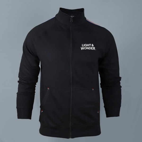 AWG Spectra High Neck Zippered Jacket (Black)