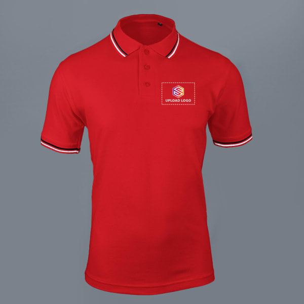AWG Sport Giza Polo T-shirt for Men (Red)