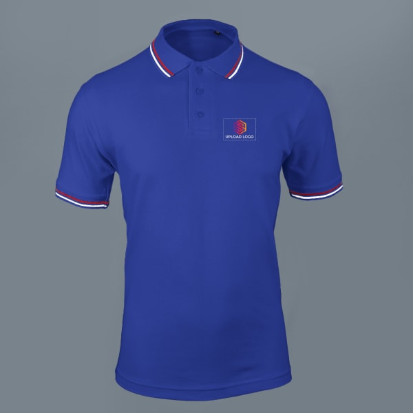 AWG Sport Giza Polo T-shirt for Men (Royal Blue)