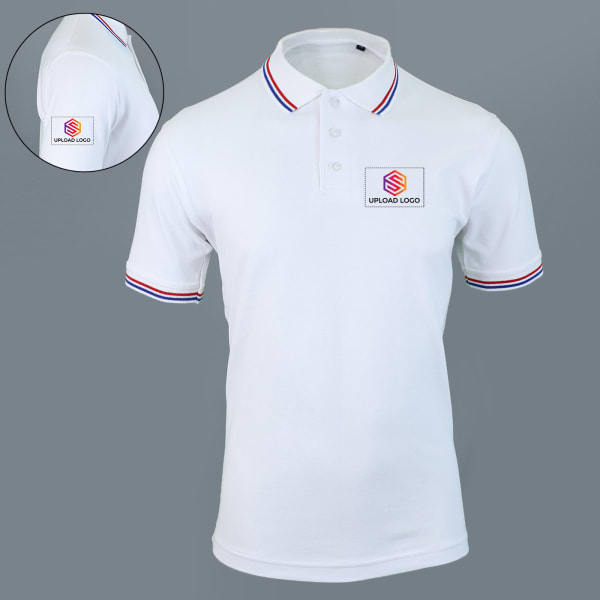 AWG Sport Giza Polo T-shirt for Men (White)