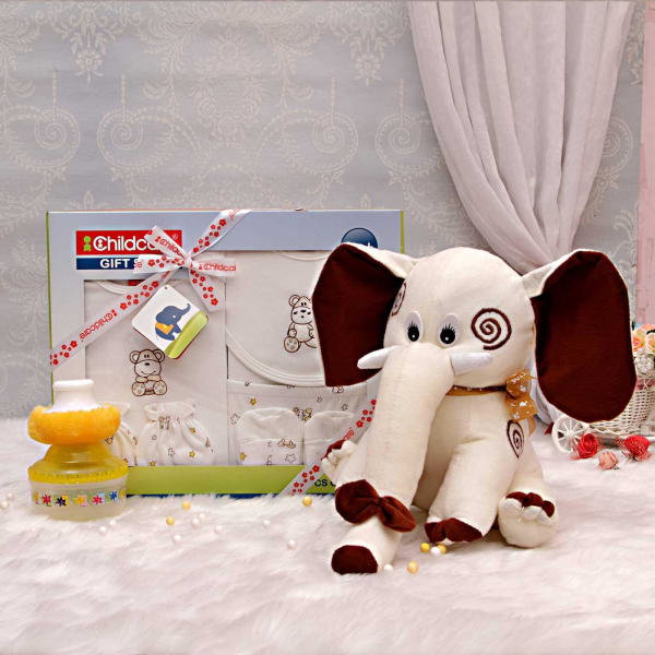 baby elephant stuffed toy