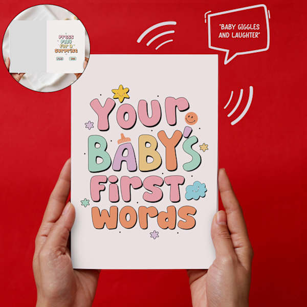 Baby Giggles Audio Card For New Moms