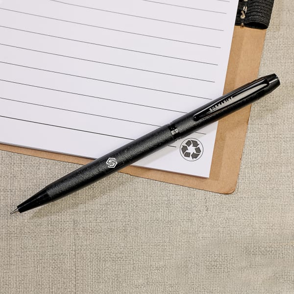 Ball Pen in Matte Black - Customized with Logo