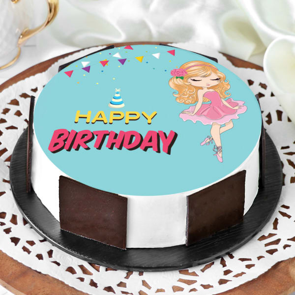 Barbie Birthday Cake (1 Kg)