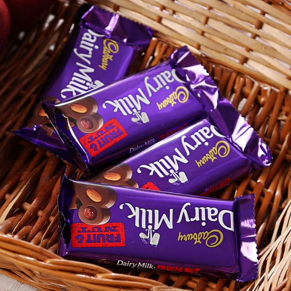 dairy milk fruit and nut gift