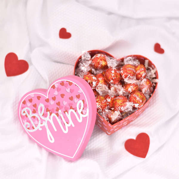 Be Mine Heart Box Of Chocolates