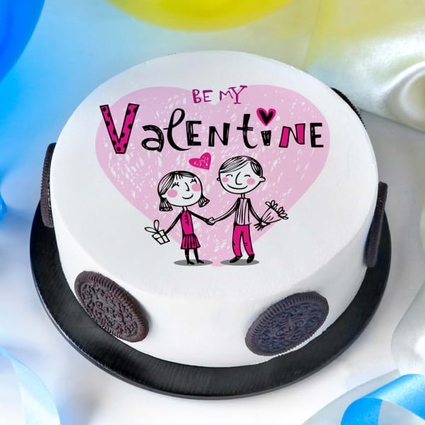 Be My Valentine Oreo Poster Cake (1 kg)