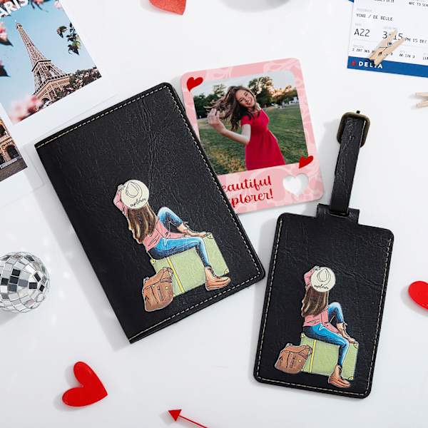 Beautiful Explorer Personalized Travel Hamper For Women