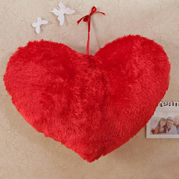 love heart soft toy