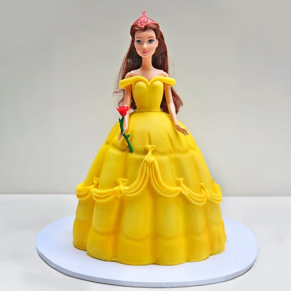 Belle Barbie Fondant Cake (2.5 Kg)