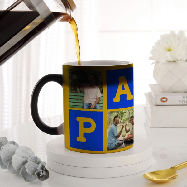 Beloved Papa - Personalized Father's Day Magic Mug