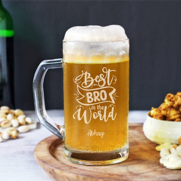 Best Bro Personalized Beer Mug