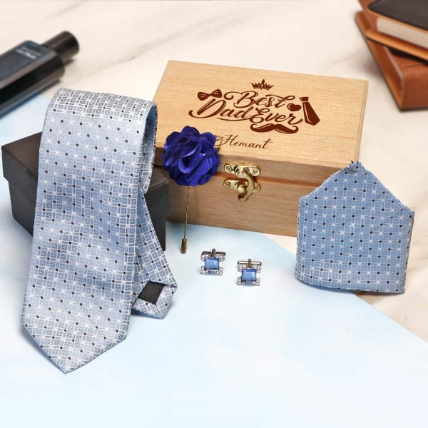 Best Dad Accessory Set in Personalized Box