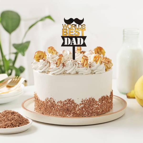 Best Dad Banoffee Cake (Half Kg)