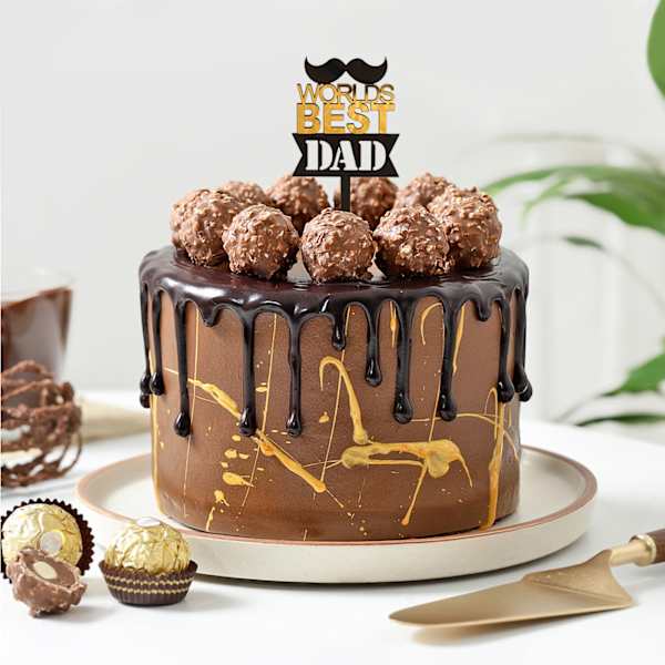 Best Dad Chocolate Ganache Cake