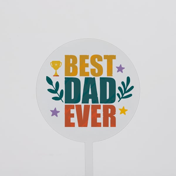 Best Dad Ever Cake Topper