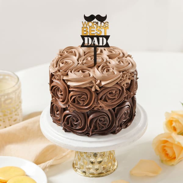 Best Dad Mesmerizing Truffle Cake (300 Gm)