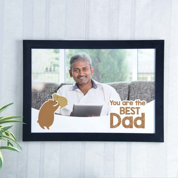 Best Dad Personalized A3 Photo Frame