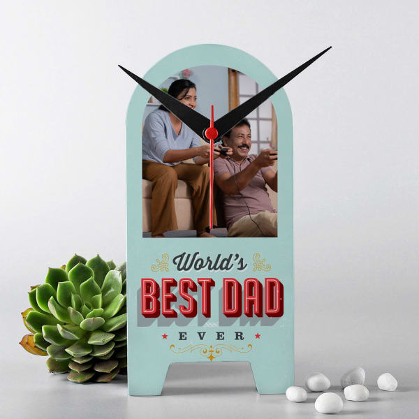 Best Dad Personalized Clock For Dad