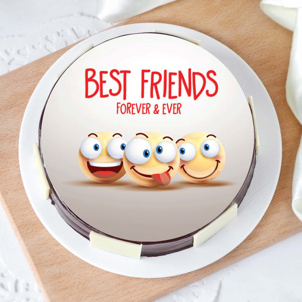 Best Friends Forever Cake Half Kg Tsend Friendship Day Ts