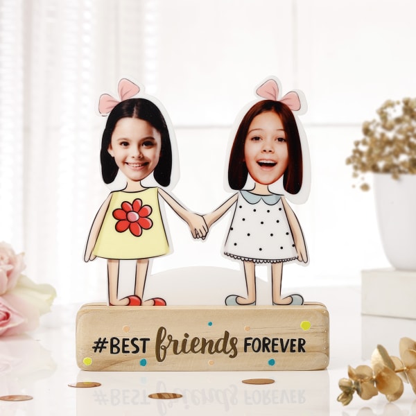 Best Friends Forever Personalized Caricature