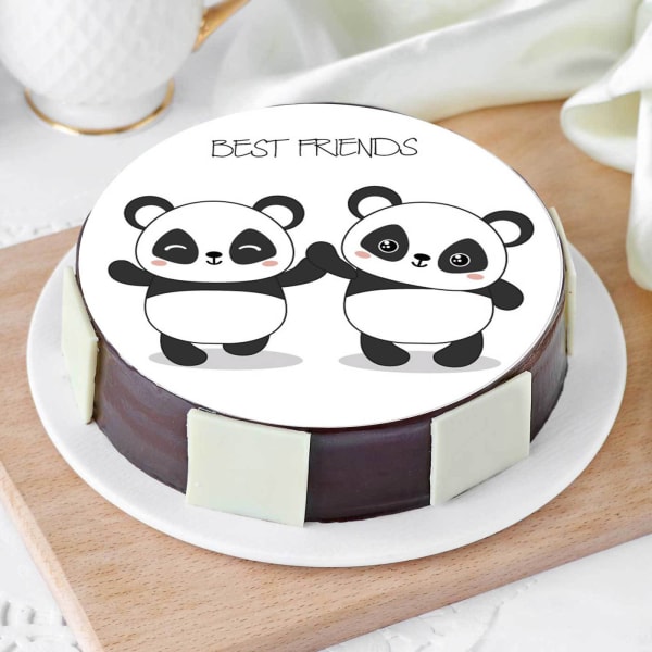 Best Friends Panda Cake (Half Kg)