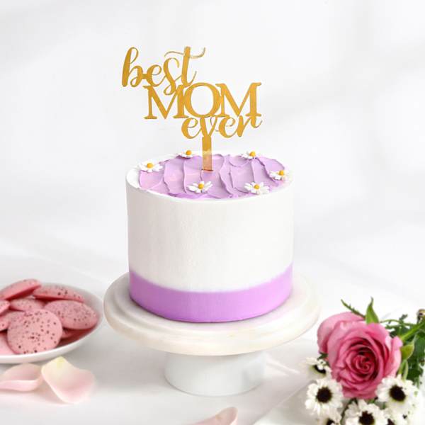 Best Mom Ever Frosted Fantasy Cake