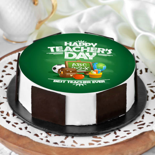 Best Teacher Cake for Teacher's Day (Half Kg)