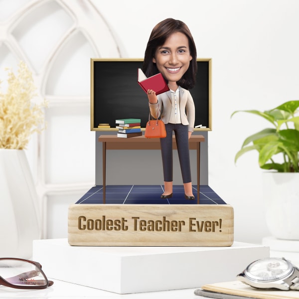 Best Teacher Personalized Caricature