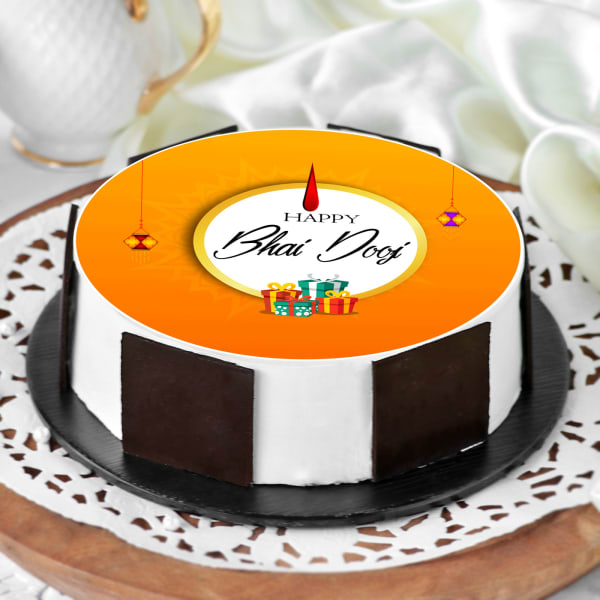 Bhai Dooj Celebrations Cake (Half Kg)