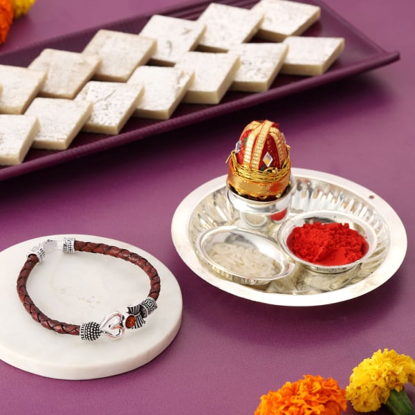 Bhai Dooj Tikka Thali Gift Set