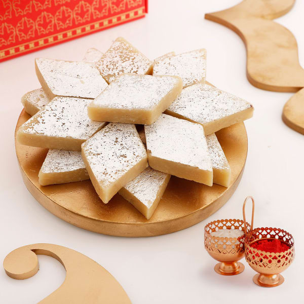 Bhai Dooj Tikka with Premium Kaju Katli (200 Gms)