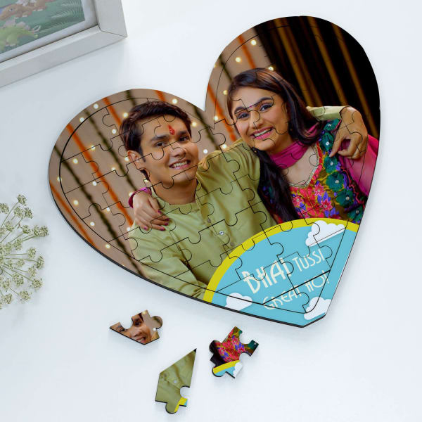 Bhai Tussi Great Ho - Personalized Wooden Jigsaw Puzzle