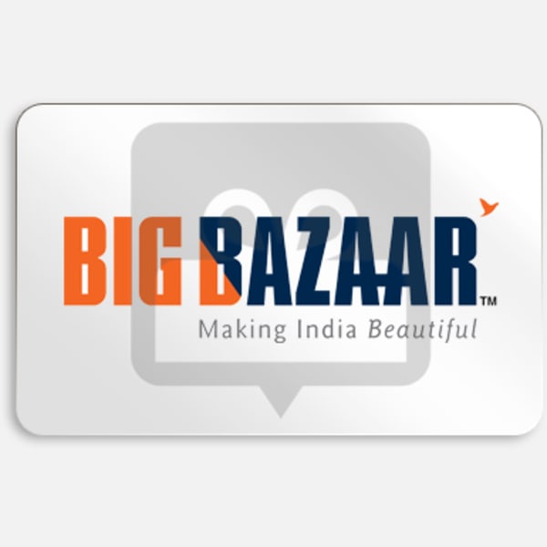 Big Bazaar Gift Card - Rs. 2000