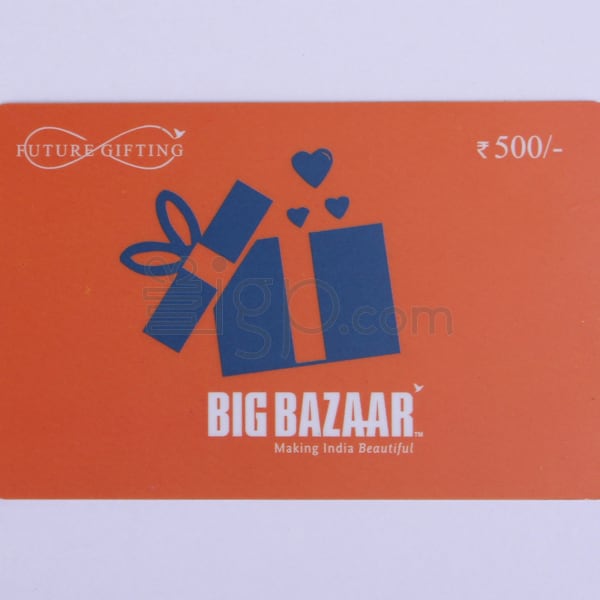 Big Bazaar Gift Card - Rs. 500