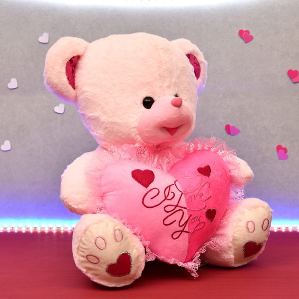 big pink teddy bear