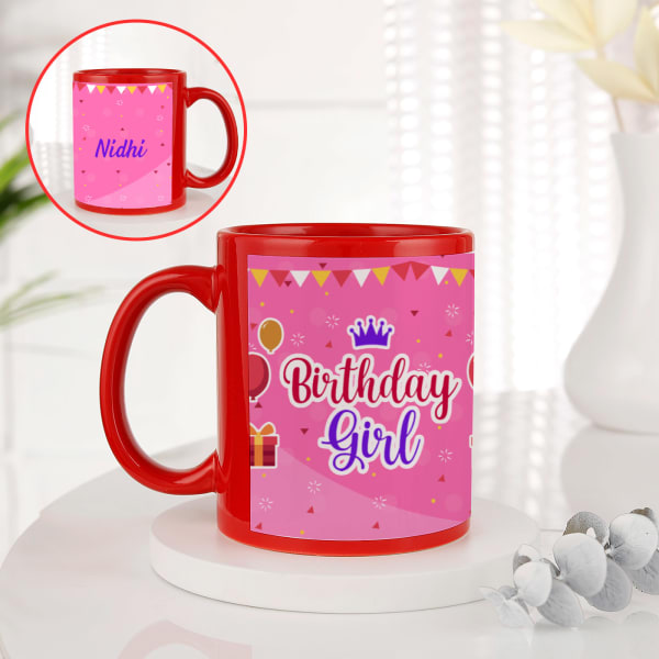 Birthday Girl Personalized Mug