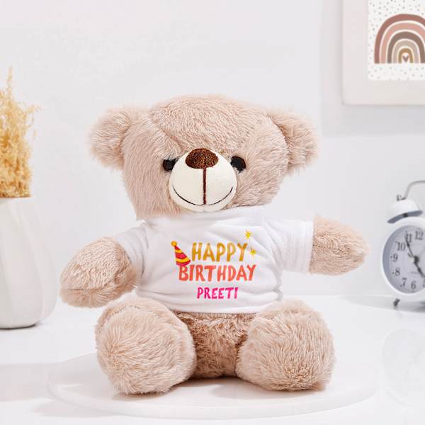 Birthday Hugs Personalized Teddy Gift For Kids