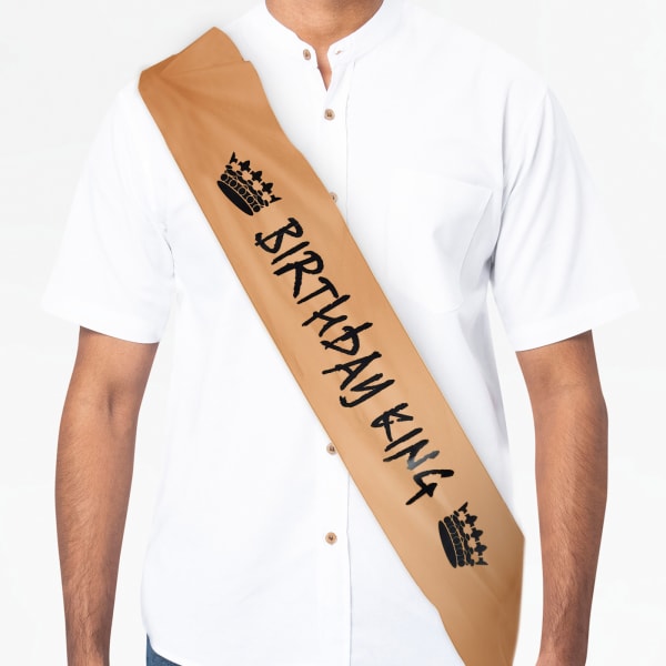 Birthday King Sash (7 Ft)