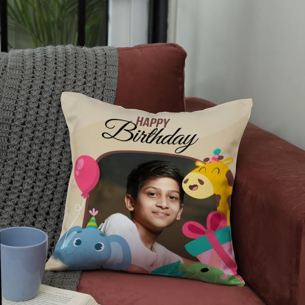 Birthday Personalized Kids Cushion