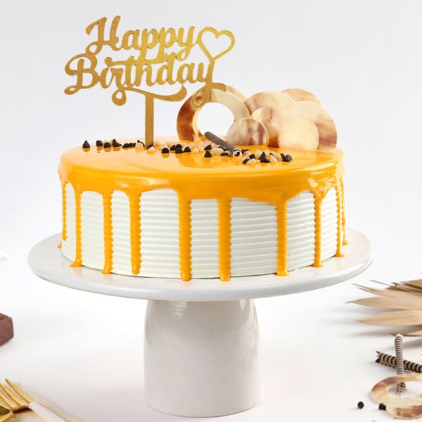 Birthday Special Butterscotch Cake (500 Gm)
