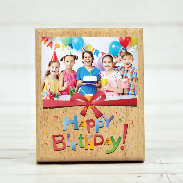 Birthday Special Personalized Wooden Photo Frame
