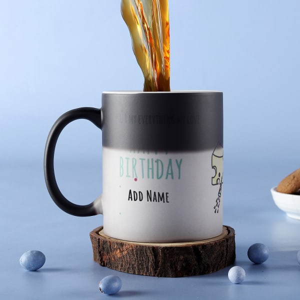 Birthday Sprinkles Personalized Magic Mug