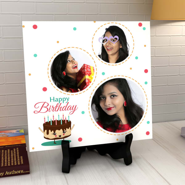 Birthday Wishes Personalized Tile