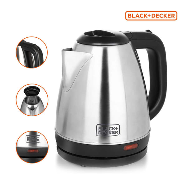 Buy/Send BLACK+DECKER BXKE0103IN 1200 WATT 1 LITRE AUTOMATIC STAINLESS